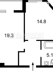 Продаж 1к квартири 47 кв. м на туп. Фортечний 7В • ID 34972915