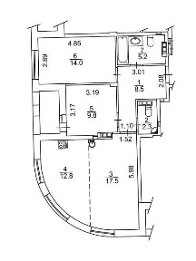 Продаж 3к квартири 71.8 кв. м на вул. Теремківська 4А • ID 34979406