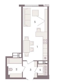 Продаж 1к квартири 34.29 кв. м на дор. Кільцева 3 • ID 34987081