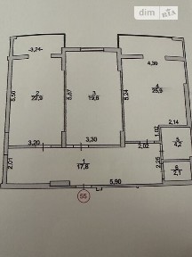 Продаж 2к квартири 92 кв. м на просп. Соборності • ID 34988413