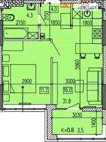 Продаж 1к квартири 40 кв. м на вул. Мандриківська 298 • ID 34987944