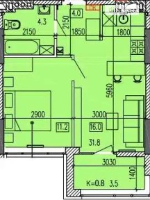 Продаж 1к квартири 40 кв. м на вул. Мандриківська 298 • ID 34987944