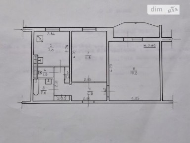 Продаж 2к квартири 51.4 кв. м на вул. Кримська • ID 34990020