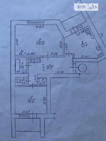 Продаж 2к квартири 57 кв. м на просп. Героїв Харкова 97 • ID 34989302