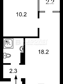 Продаж 1к квартири 40 кв. м на вул. Зарічна 4 • ID 34991806