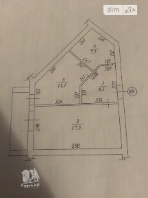 Продаж 1к квартири 41.8 кв. м на вул. Одеська 3 корпус 10 • ID 34996785