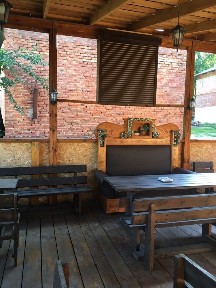 Подобова аренда з альтанкою і банєю. Окремо-котедж для сімейних пар