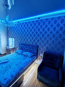 Квартира люкс Вип Vip с джакузи, две кровати, Центр Украина-Сталеваров, раздельные комнаты