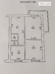 Продаж 2к квартири 48.92 кв. м на просп. Дніпровський 17 • ID 35003893
