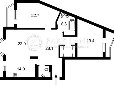 Продаж 3к квартири 122.7 кв. м на вул. Митрополита Василя Липківського 37Б • ID 35003654