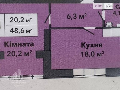 Продаж 1к квартири 49 кв. м на вул. Панаса Мирного 9 • ID 35005344