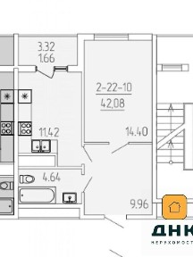 Продаж 1к квартири 41.9 кв. м на вул. Краснова 1Г • ID 35009658