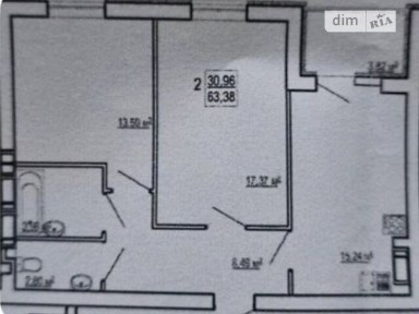 Продаж 2к квартири 64 кв. м на вул. Полтавський Шлях 184А корпус 21 • ID 35009930