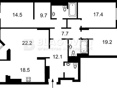 Продаж 4к квартири 141 кв. м на вул. Мокра 16 • ID 35011464