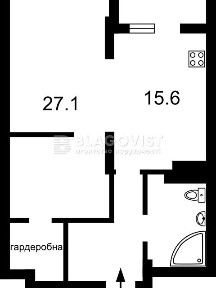 Продаж 1к квартири 64 кв. м на вул. Генерала Шаповала 2 • ID 35011378