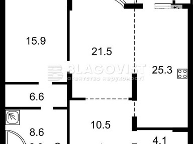 Продаж 2к квартири 95 кв. м на пров. Лабораторний 6 • ID 35013460