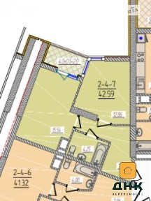 Продаж 1к квартири 43.49 кв. м на вул. Краснова 1Ж • ID 35016067
