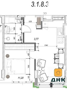 Продаж 1к квартири 38 кв. м на дор. Фонтанська 6А • ID 35015919