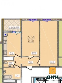 Продаж 2к квартири 70.4 кв. м на вул. Краснова 1Ж • ID 35015893