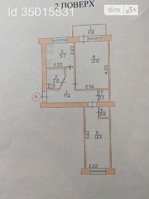 Продаж 2к квартири 42.8 кв. м на вул. Транспортна • ID 35015531