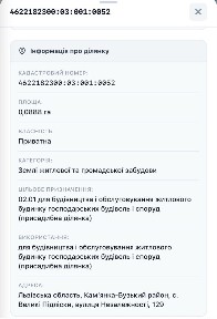 Ділянка з будинком Великі підліски