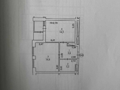 Продаж квартири 45 кв. м. - Бабіча, 8-Г - ЖК «Причал 8» (єОселя)