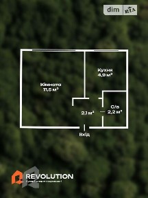 Продаж 1к квартири 20.7 кв. м на вул. Гетьмана Вадима 38 • ID 35020074