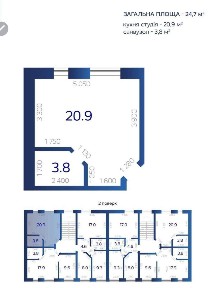 Продам квартиру студії, біля озера. Лишилась одна