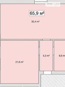 Продаж 1к квартири 65.9 кв. м на 1-й пров. Трамвайний • ID 35021936
