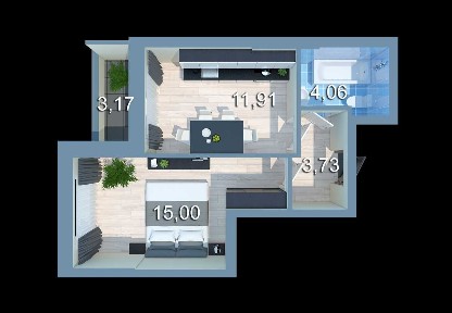 Продам видовую квартиру в ЖК Урловский 2, Клеманская 7 Грейт Причал 8