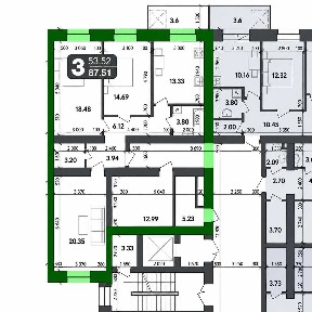 Продаж 3 кімнатної квартири Сади-1 Новобудова 3/9. 120м2 Цегла Індивідальне опалення №21980