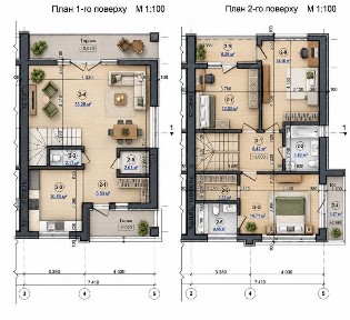 Дуплекс 120 м² | 5 соток | Газ | Центральні комунікації | 115 000$