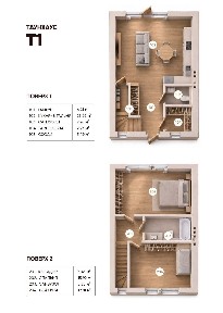 Продаж таунхаусу 78 м2 в ЖК Сity lake, с. Шевченкове