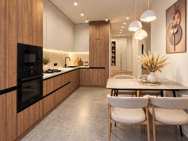 Кухня-вітальня + 2 окремі кімнати, 74 м² | КНЯГИНИН