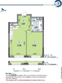 Продаж 1к квартири 43 кв. м на просп. Петра Григоренка 1 • ID 35026519