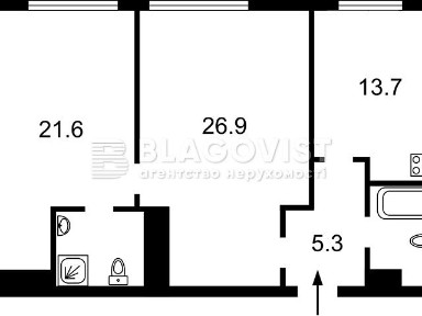 Продаж 2к квартири 72 кв. м на вул. Митрополита Василя Липківського 38А • ID 35031982
