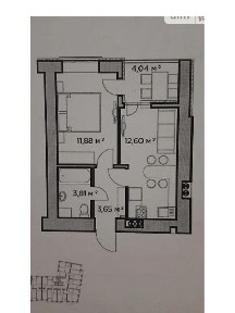 Продаж 1к квартири 36 кв. м на вул. Мисливська 24 • ID 35031168