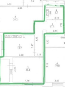 Продаж 1к квартири 46.6 кв. м на вул. Лисаветинська 5 • ID 35030795