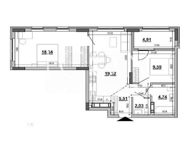 Продаж 2к квартири 64.44 кв. м на вул. Клеманська 3 • ID 35030459