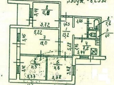 Продаж 4к квартири 87.5 кв. м на вул. Архітектора Ніколаєва 17 • ID 35030011