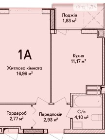 Продаж 1к квартири 41 кв. м на вул. Ольги Кобилянської 34 • ID 35032137