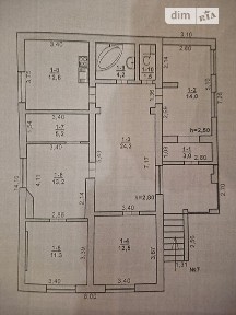 Продаж 2 поверхового будинку з ділянкою на 4 сотки, 135 кв. м, 4 кімнати, на вул. Виноградна (Тернівка) • ID 34873189