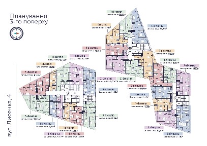 Двокімнатна квартира вул. Лисенка в центрі міста