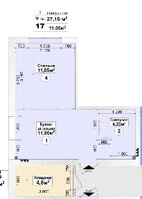 Квартира 27 м. кв. з газом у ЖК Sanville Park, будинок зданий