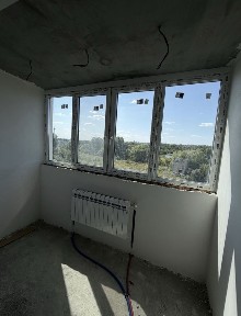 Видова двокімнатна квартира з якісною підготовкою під ремонт ПРОДАМ КВАРТИРУ