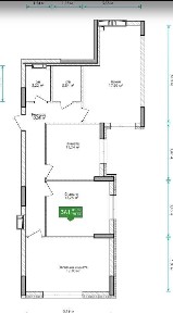 Акція 3к квартира 77 000 $