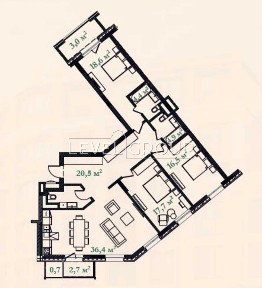 Продаж 3-кімнатної квартири в ЖК Illinsky House, вул. Набережно-Хрещатицька, 21/ Борисоглібська/ Поділ