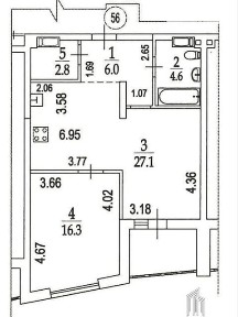Продаж 1к квартири 61.7 кв. м на вул. Микільсько-Слобідська 15 • ID 35039359
