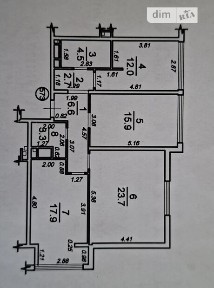 Продаж 3к квартири 87 кв. м • ID 35043121