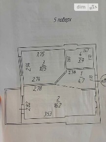 Продаж 1к квартири 39 кв. м на вул. Профспілкова 9А • ID 35042937